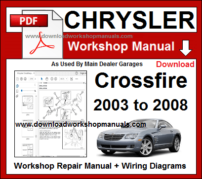 Chrysler Crossfire Workshop Service Repair Manual Download